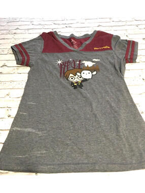 Harry Potter Gray Universal Studios Youth XL Young Girls T-shirt